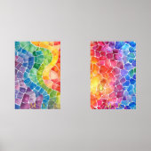 Aquarellglas Bilderwand Sets (Vorderseite)