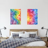 Aquarellglas Bilderwand Sets (Schlafzimmer)