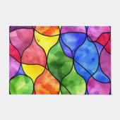 Aquarellglas Fußmatte (Vorderseite)