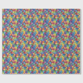 Aquarellglas Geschenkpapier (Flach)