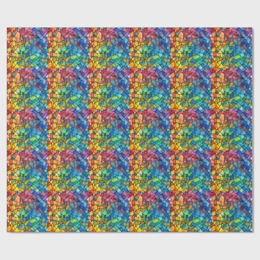 Aquarellglas Geschenkpapier (Flach)