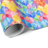 Aquarellglas Geschenkpapier (Rolleneckpunkt)