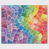 Aquarellglas Geschenkpapier (Flach)