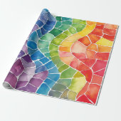 Aquarellglas Geschenkpapier (Ungerollt)