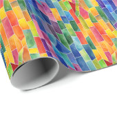 Aquarellglas Geschenkpapier (Rolleneckpunkt)