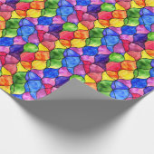 Aquarellglas Geschenkpapier (Ecke)