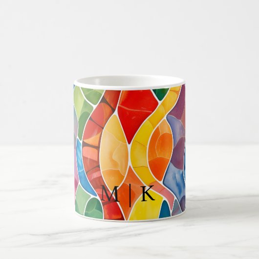 Aquarellglas Kaffeetasse (Mittel)