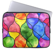 Aquarellglas Laptopschutzhülle (Vorderseite)