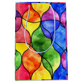 Aquarellglas Mittlere Geschenktüte (Vorderseite)