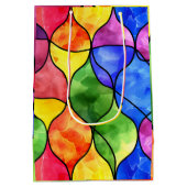 Aquarellglas Mittlere Geschenktüte (Rückseite)