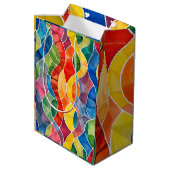 Aquarellglas Mittlere Geschenktüte (Rückseite Schrägansicht)
