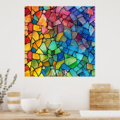 Aquarellglas Poster (Küche)