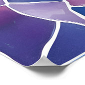 Aquarellglas Poster (Ecke)