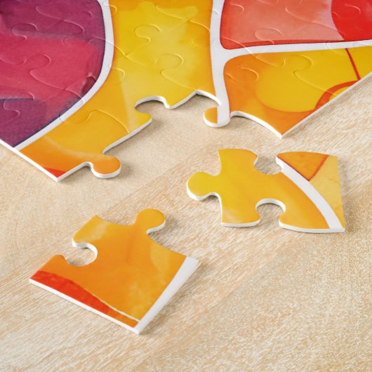 Aquarellglas Puzzle (Seite)