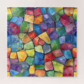 Aquarellglas Puzzle (Horizontal)