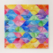 Aquarellglas Puzzle (Horizontal)