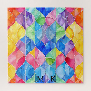 Aquarellglas Puzzle