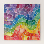 Aquarellglas Puzzle (Horizontal)