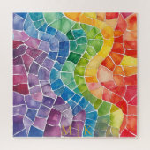 Aquarellglas Puzzle (Vertikal)