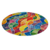 Aquarellglas Schneidebrett (Ecke)