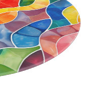 Aquarellglas Schneidebrett (Ecke)