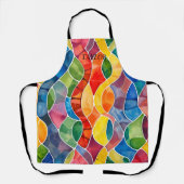 Aquarellglas Schürze (Vorderseite)