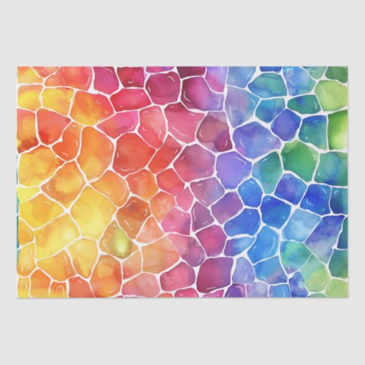 Aquarellglas Seidenpapier (Vorderseite)