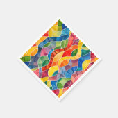 Aquarellglas Serviette (Ecke)