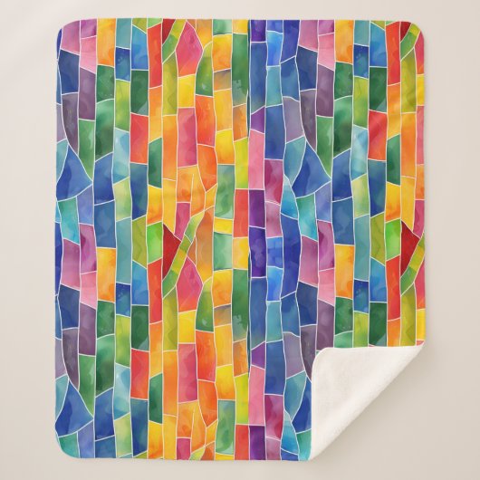 Aquarellglas Sherpadecke (Vorderseite)