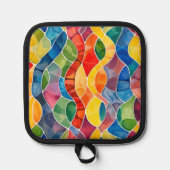 Aquarellglas Topflappen (Vorderseite)