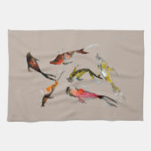 Aquarellgold Geschirrtuch (Horizontal)