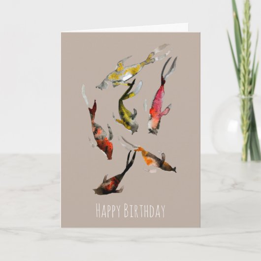 Aquarellgold Karte (Vorderseite)