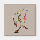 Aquarellgold Magnet (Vorne)