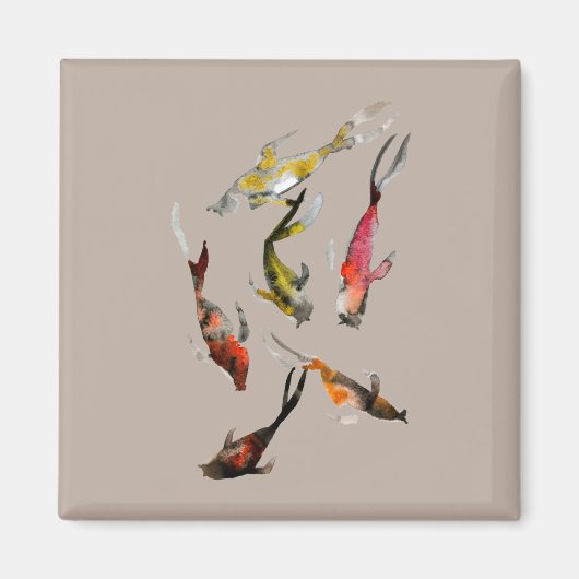 Aquarellgold Magnet (Vorne)