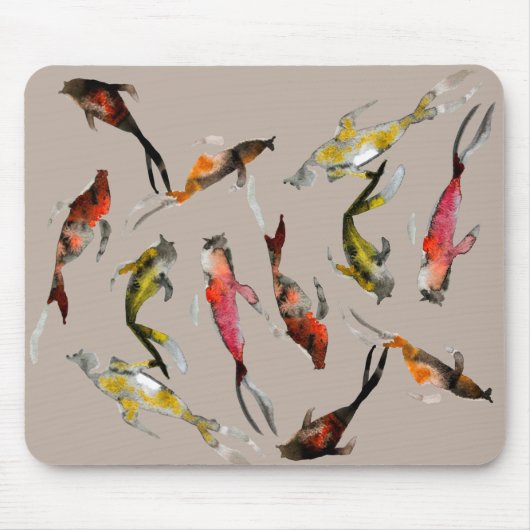 Aquarellgold Mousepad (Vorne)