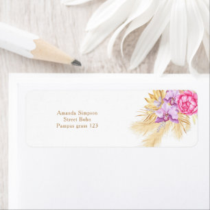 Aquarellgras (Boho pampas gras) - Babydusche