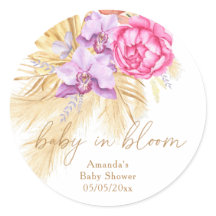 Aquarellgras (Boho pampas gras) - Babydusche
