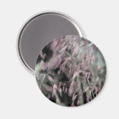 Aquarellgras in Rosa Magnet (Vorderseite/Rückseite)