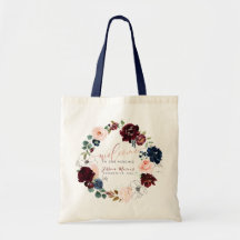Aquarellgrauen + Blush-Blume Willkommen