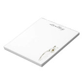 Aquarellgraues Owl Notizblock (Rotiert)