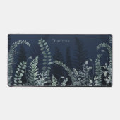 Aquarellgrün Bläsername Personalisierter Name Schreibtischunterlage (Vorderseite)