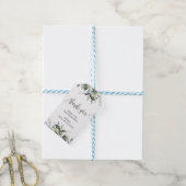 Aquarellgrün Boho Blätter Brautparty Geschenkanhänger (Mit Garn)