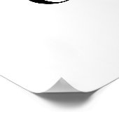 Aquarellgrün feiert Lebenszeichen Foto Poster (Ecke)