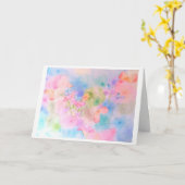 Aquarellgrün Grußkarte nach ORDesign Karte (Gelbe Blume)