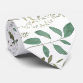 Aquarellgrün Krawatte (Gerollt)