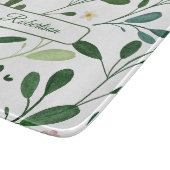 Aquarellgrün mit Namen Schneidebrett (Ecke)