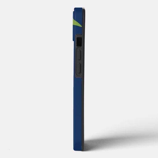 Aquarellgrün Personalisiert Case-Mate iPhone Hülle (Rückseite / Links)