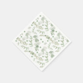 Aquarellgrün Serviette (Ecke)