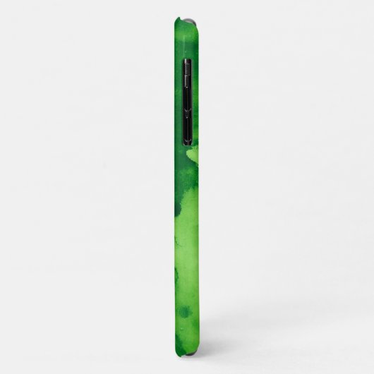 Aquarellgrün Textur Hintergrund iPhone Fälle Case-Mate iPhone Hülle (Hinten/Links)