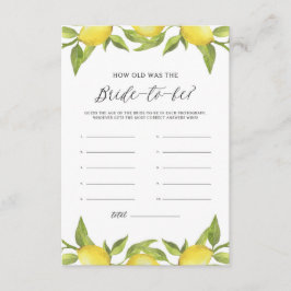 Aquarellgrün wie alt war die Braut Begleitkarte